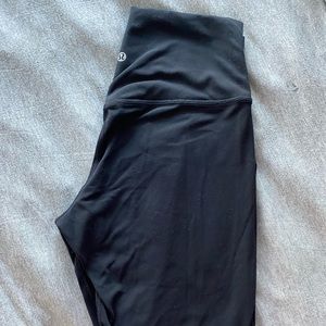 Lululemon Align Crop 19” - Black - Size 8